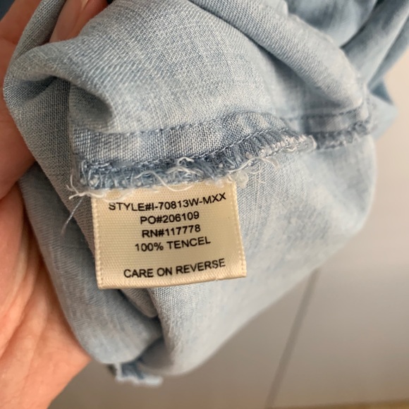 Light denim shirt dress - Picture 6 of 6